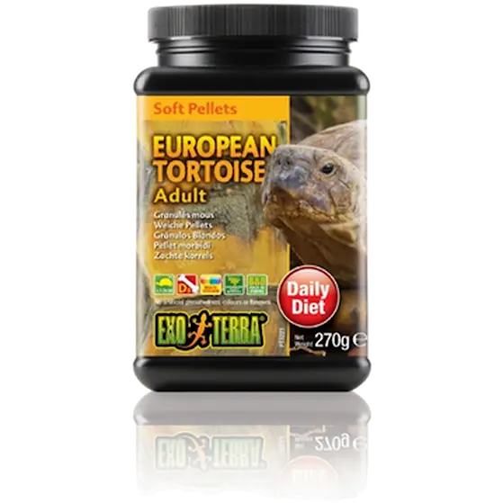 European Tortoise Adult - Soft Pellets Black 270 g
