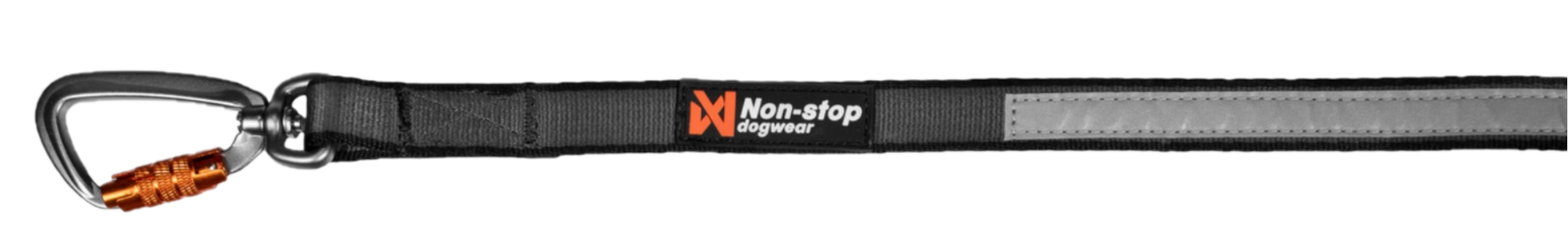 Non-Stop Dogwear - Move leash black 1.5m/10mm - Hund - Hund - Halsband - ZOO.se