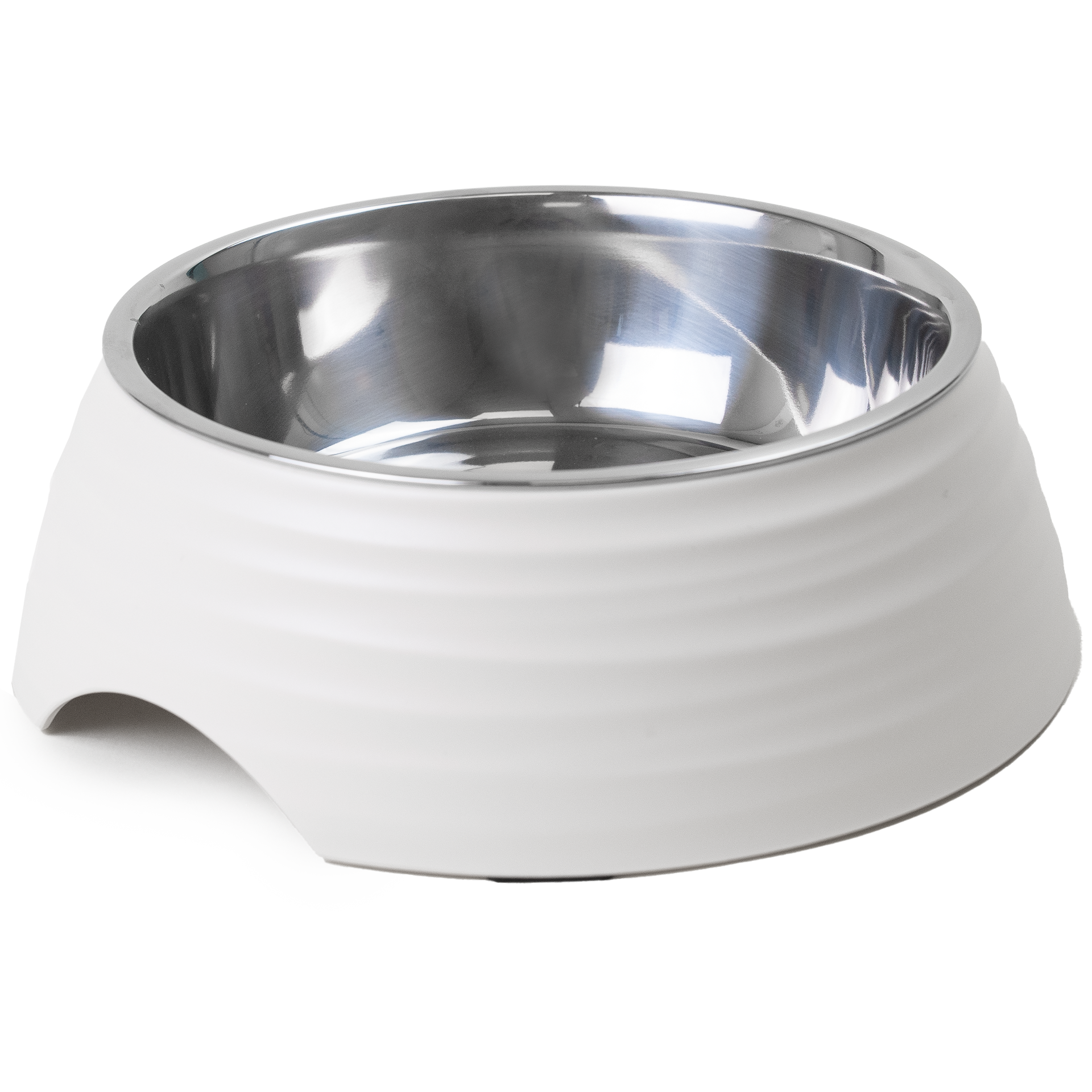 Matskål Ripple Vit L 700ml, 22x7,5cm