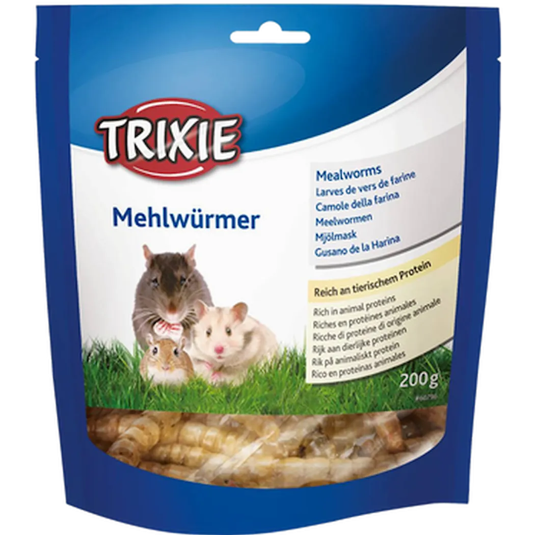 Mealworms dried 70 g Tørket Melorm