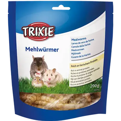 Mealworms dried Tørket Melorm
