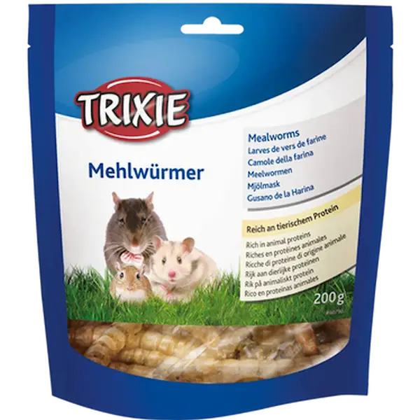 Mealworms dried Tørket Melorm