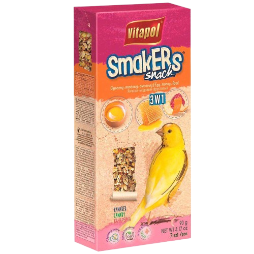 Smakers Kanarie 3In1 Frukt/Honung/Ägg 85 gr