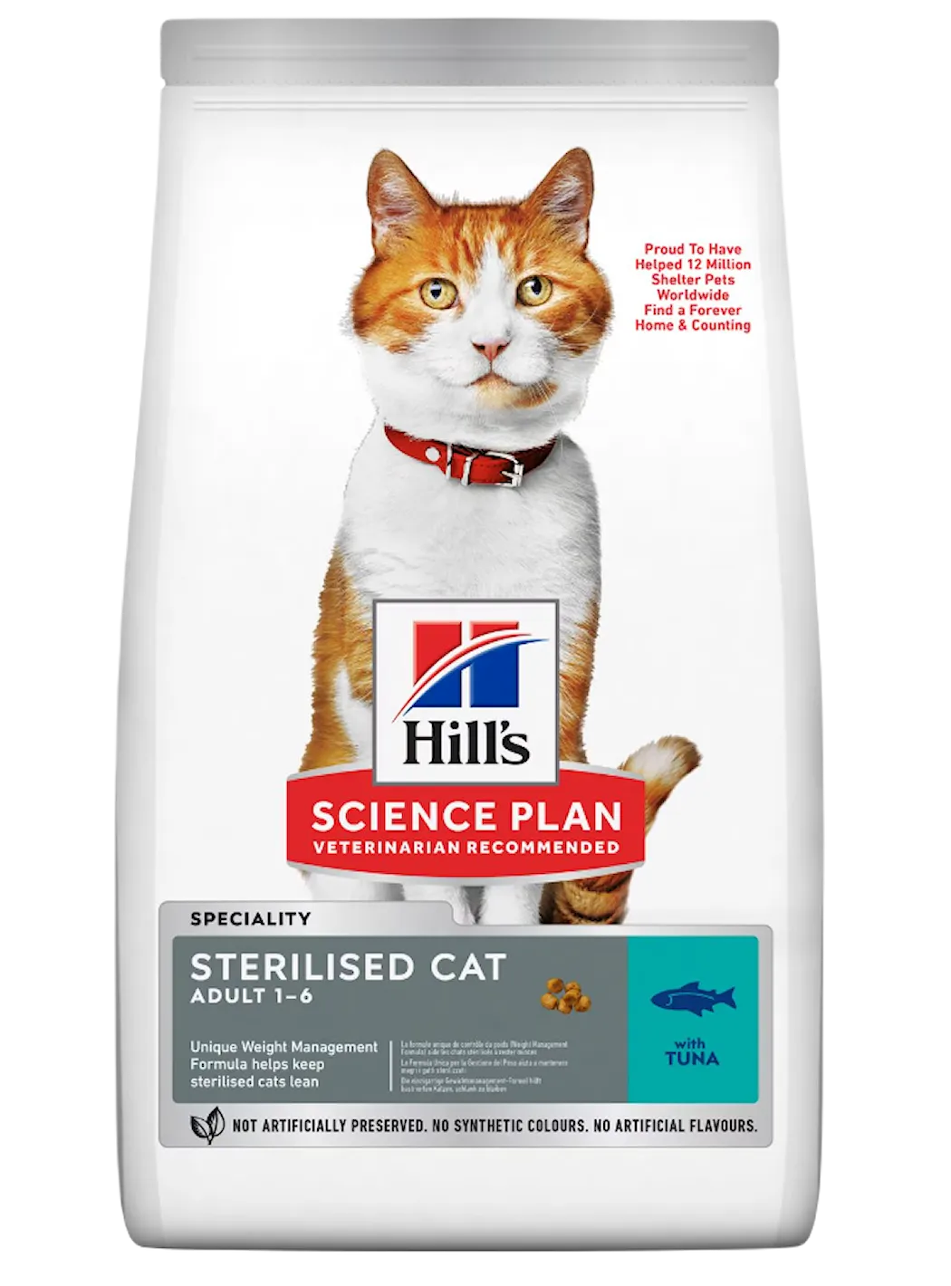 Hills Science Plan Feline Young Adult Sterilised Tuna - Dry Cat Food