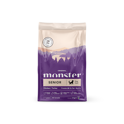 Preview of Monster Pet Food Dog Original Senior Chicken/Turkey 2 kg