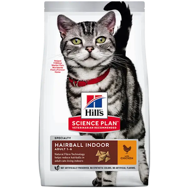 Adult Hairball Indoor Chicken - Dry Cat Food