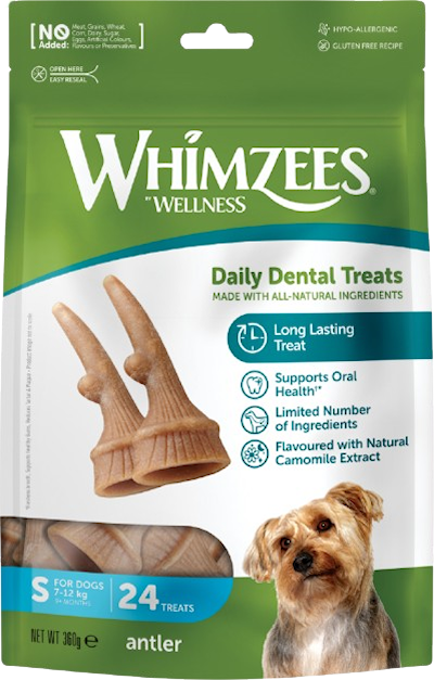 Preview of Whimzees Occupy Antler S, 24 - pack, 360 g