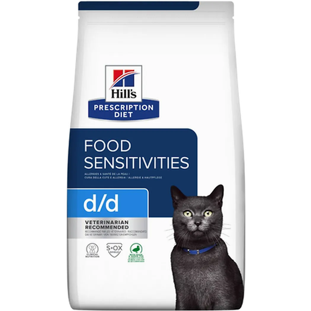 Hill's Prescription Diet Feline d/d Food Sensitivities Duck & Peas - Dry Cat Food