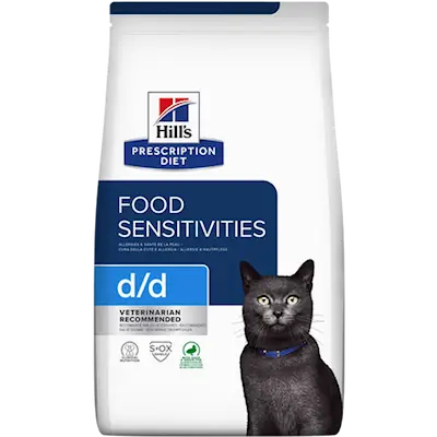 d/d Food Sensitivities Duck & Peas - Dry Cat Food 3 kg