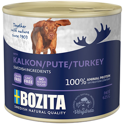 Preview of Bozita Hund Paté med Kalkon 625 g