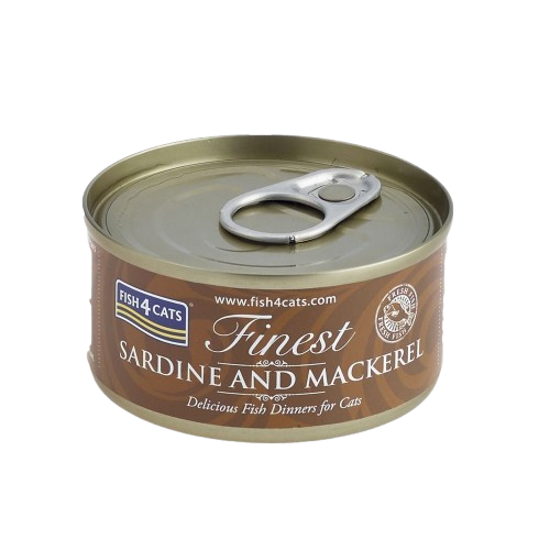 Fish4Cats - Våtfoder med sardin och makrill 70 g - Katt - Kattfoder & kattmat - ZOO.se