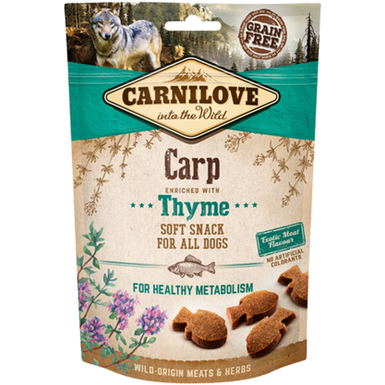 Carnilove - Dog Semi Moist Snack Carp & Thyme 200 g x 10 st - Hund - Hundgodis - ZOO.se
