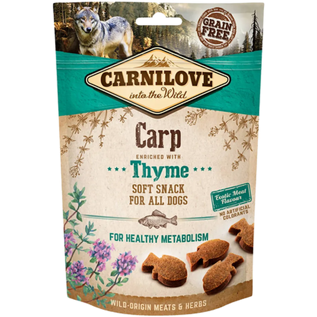 Carnilove Dog Semi Moist Snack Carp & Thyme