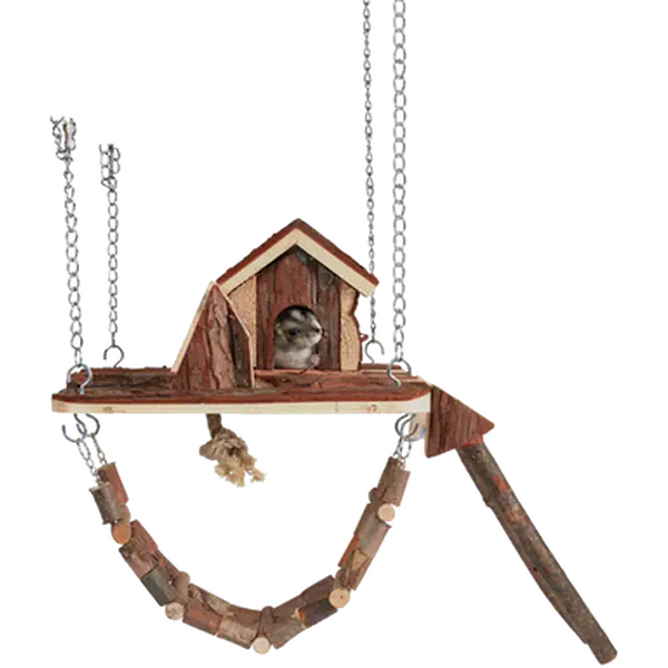 Natural Living Janne Playground House Brown 26 x 22 cm