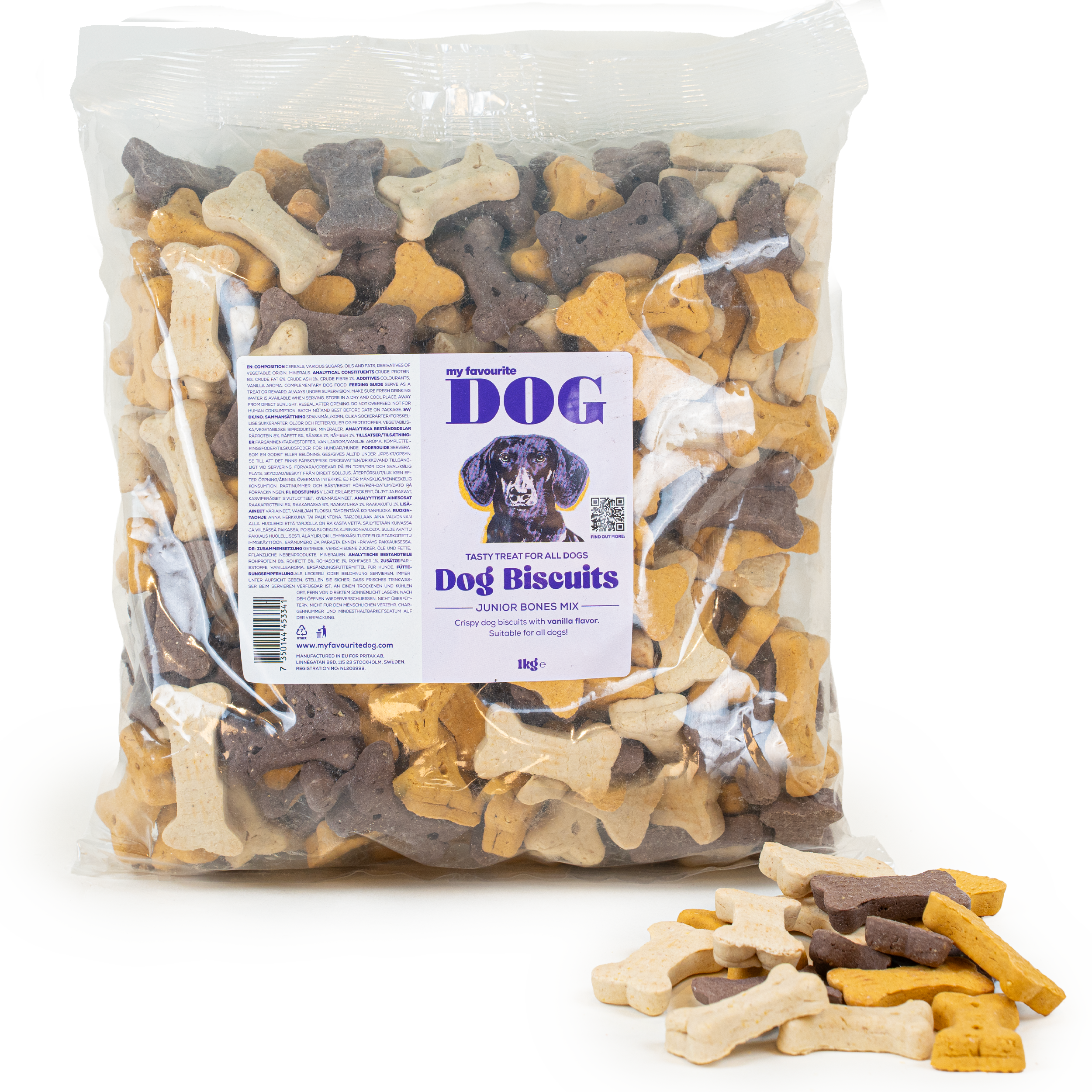 My favourite DOG - Hundkex Junior bones 1 kg - Hund - Hundgodis - Träningsgodis & belöningsgodis - ZOO.se