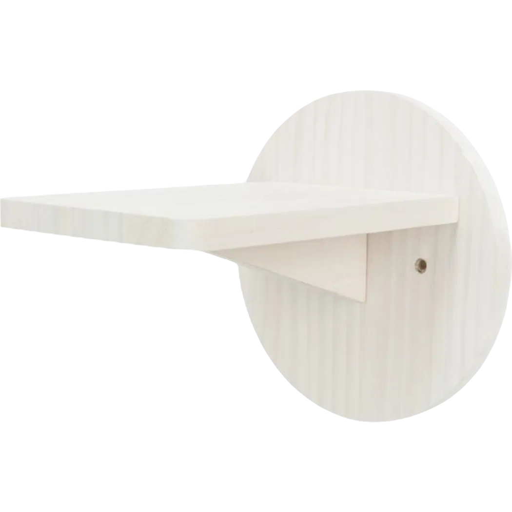 Klatretrinn for veggmontering, ø 19×22 cm, Hvit