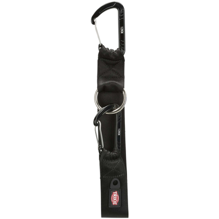 Universal Belt Strap, Mounteneer Carabiner Black 30 cm / 38 mm - Hund - Hundburar - Hundbur för bil - Trixie - ZOO.se