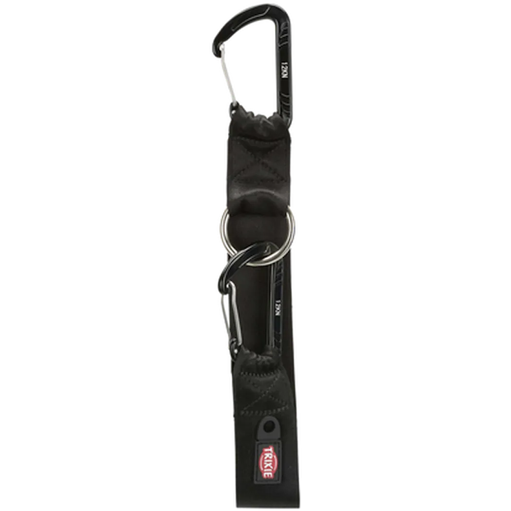 Dog Travel Seatbelt Loop Universal - Car Belt Strap Buckling Mounteneer Carabiner 30 cm / 38 mm