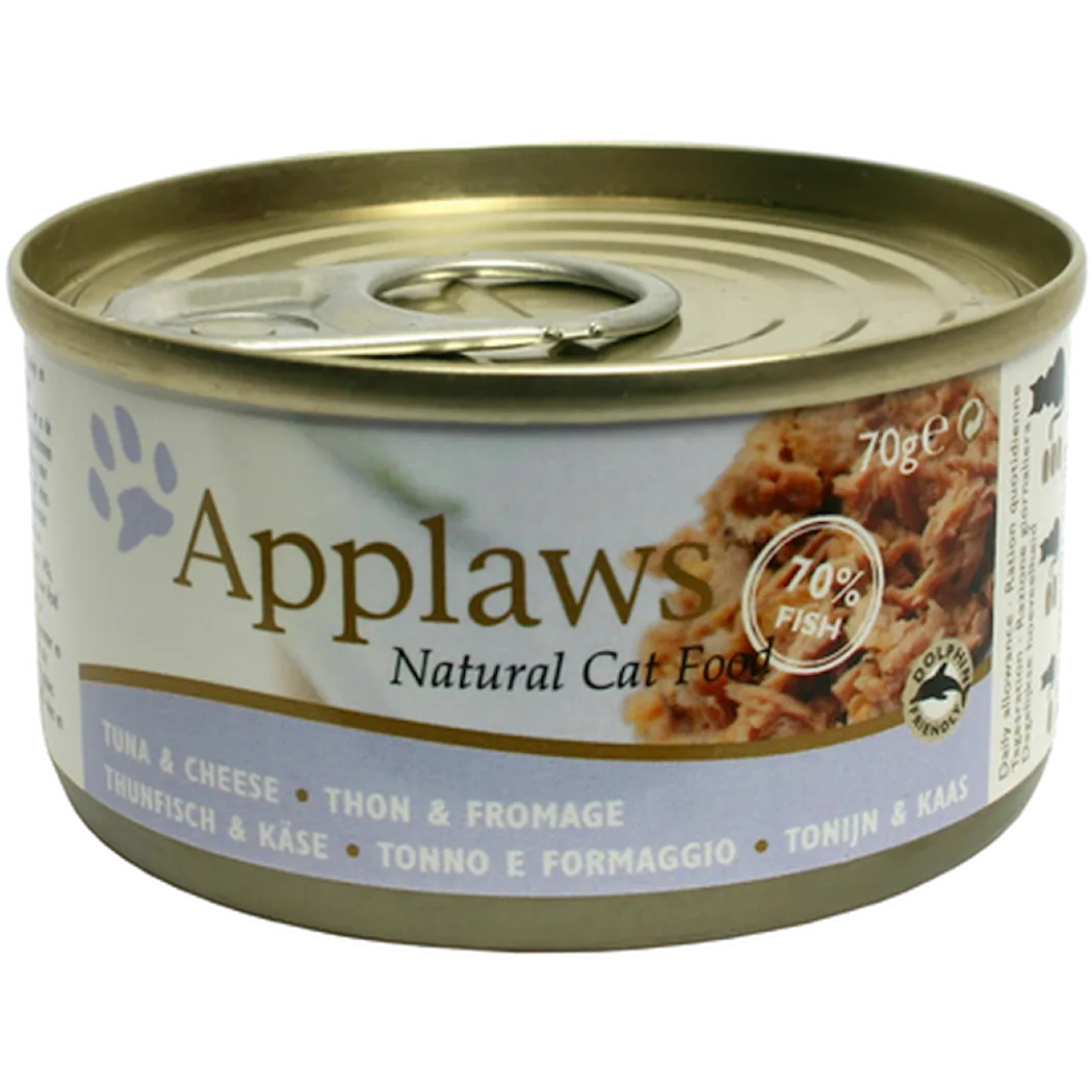 Applaws Cat Tins Tuna Fillet & Cheese