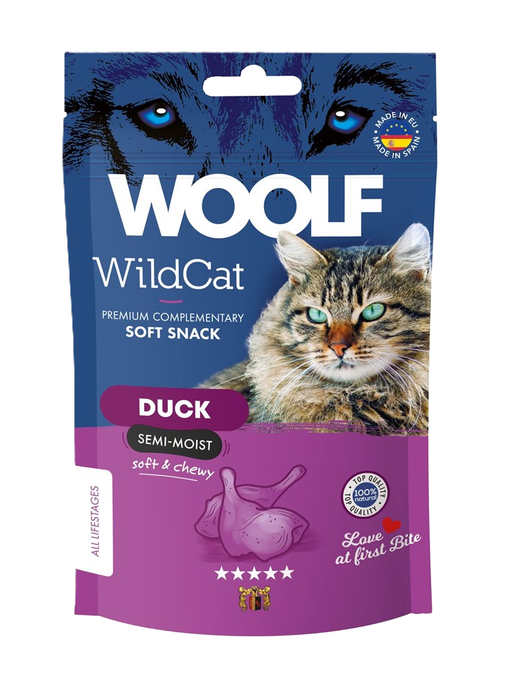 WOOLF Wildcat Snacks - Duck 50g