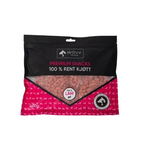 WOVV - Godbitar Lamm Små Bitar 400 g - Hund - Hundgodis - Träningsgodis & belöningsgodis - ZOO.se