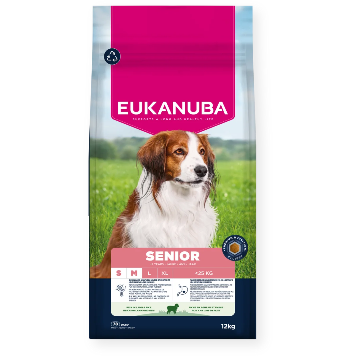 Dog Senior Small/Medium Breed Lamm & Ris 12 kg