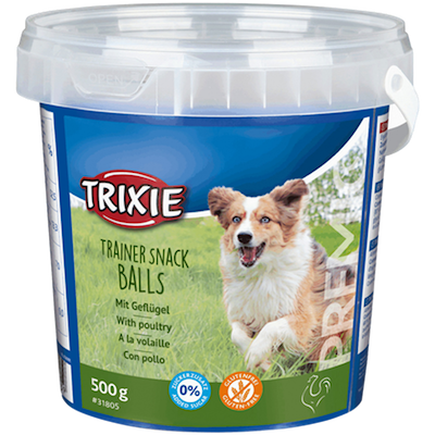 Preview of Trixie Premio Trainer Snack Balls Chicken Brown 500 g