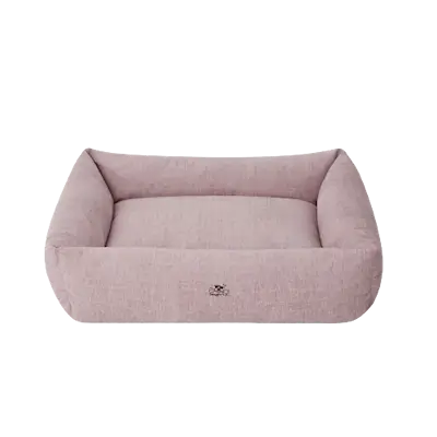 Mysig Dog Bed Paw Pink