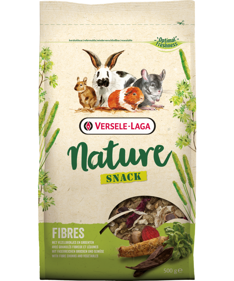 Versele-Laga - Nature Snack Fibre 500 g - Smådyr - Godbiter og gnagestenger - Naturlig godbit - ZOO.no