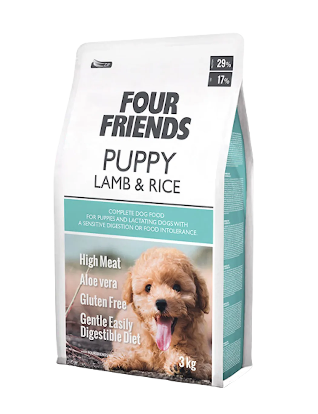 FourFriends Dog Puppy Lamb & Rice