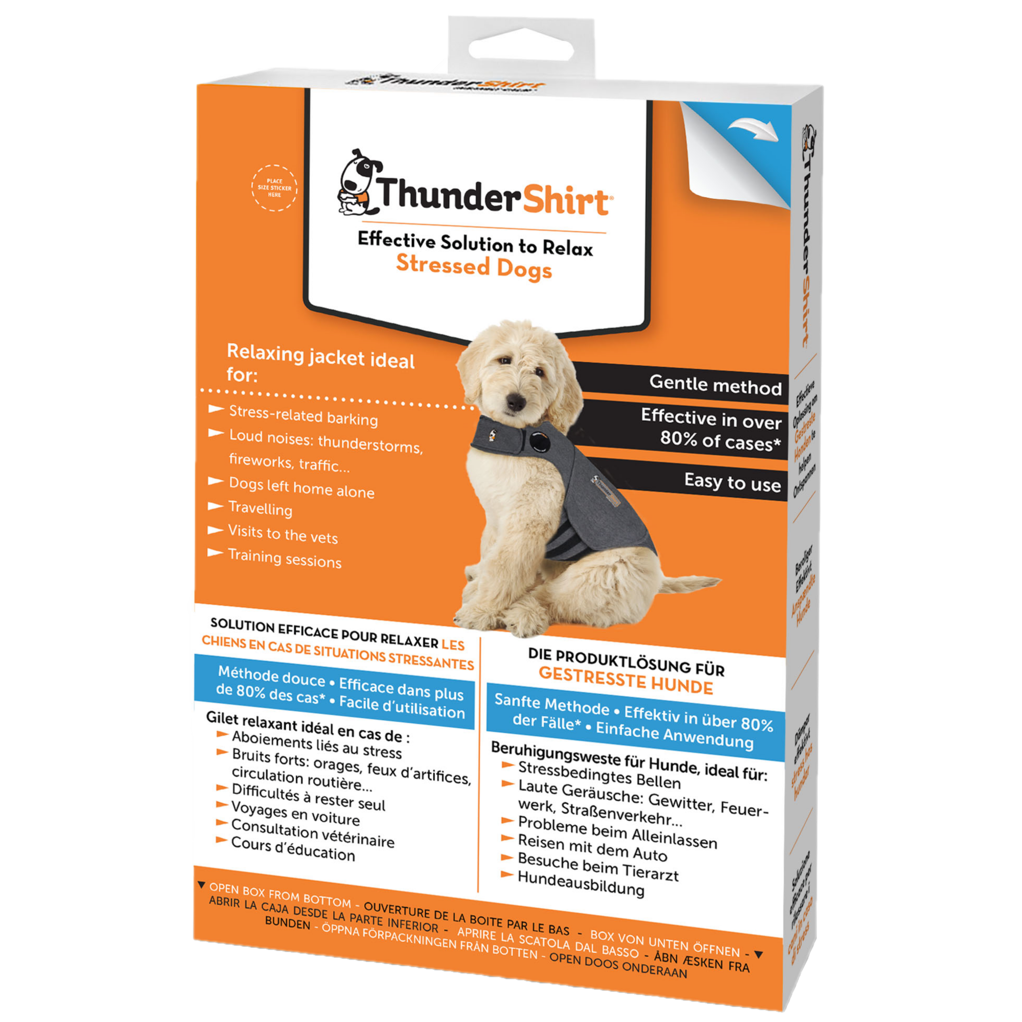 Thundershirt XLarge 30-50 kg - Hund - Hundepleie & kosttilskudd - Antistress & feromoner - Thundershirt