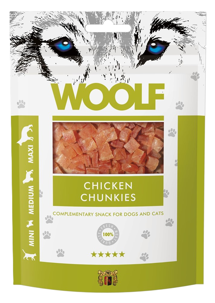 WOOLF Chicken Chunkies 100g