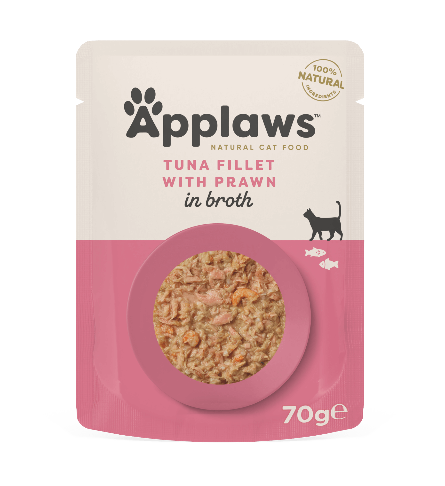 Applaws - Tuna & Prawn 70 g - Katt - Kattfoder & kattmat - Blötmat & våtfoder till katt - ZOO.se
