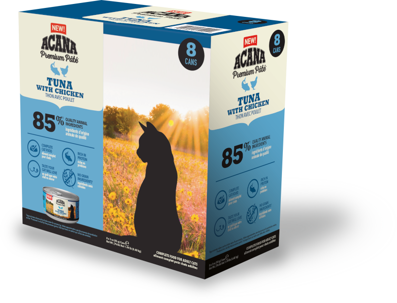 Acana - Cat Premium Paté Tunfisk/kylling 85 g x 8-pk. - Katt - Kattefôr & kattemat - Våtfôr og våtmat - ZOO.no