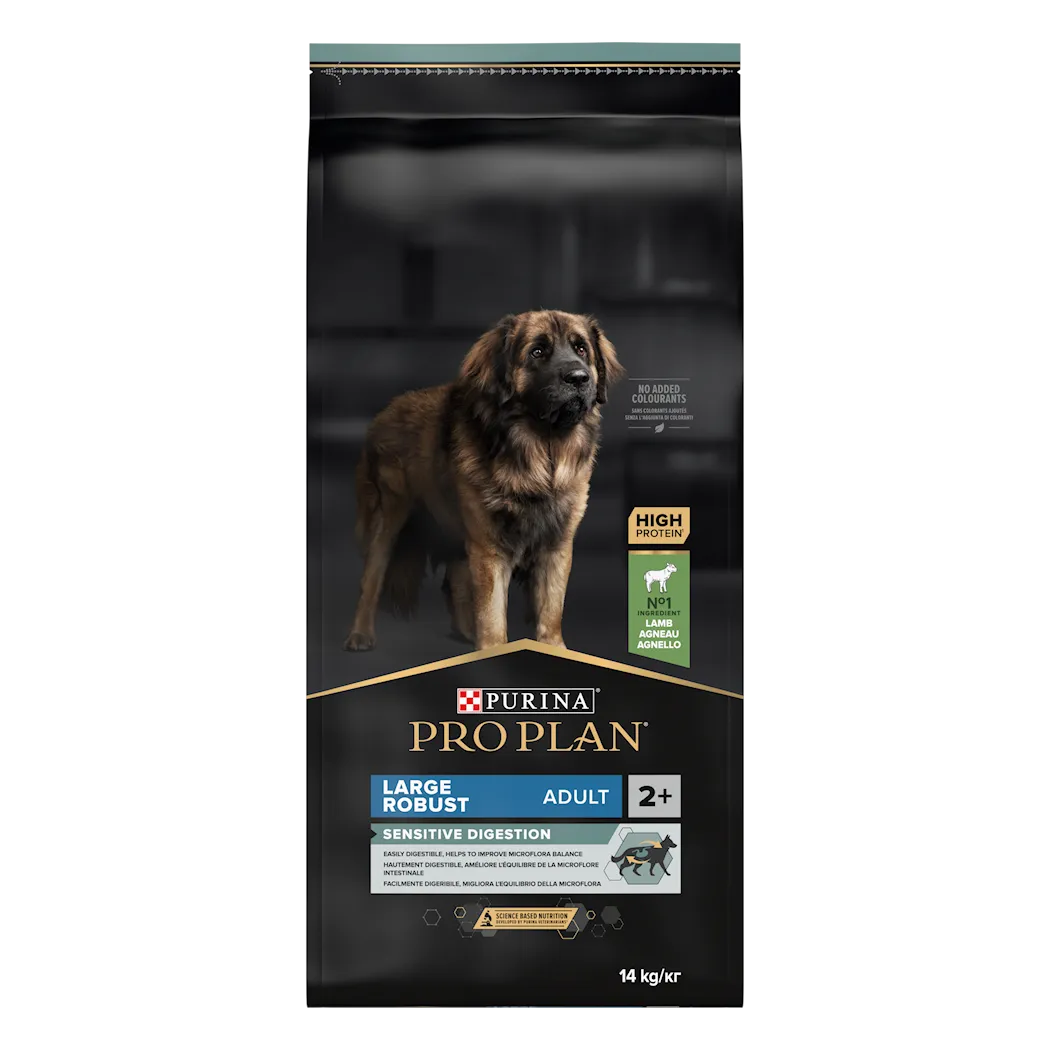 Purina Pro Plan Dog Large Adult Robust Sensitive Digestion - rik på lam 14 kg