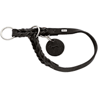 Hunter - Koiran koulutuspanta Solid Education Musta M - kaula 40-45cm - Koirat - Kaulapannat