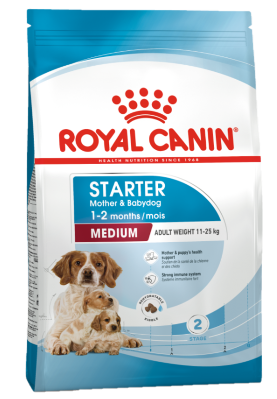 Medium Starter Torrfoder för hundvalp 15 kg - Hund - Hundmat & hundfoder - Torrfoder för hund - Royal Canin - ZOO.se