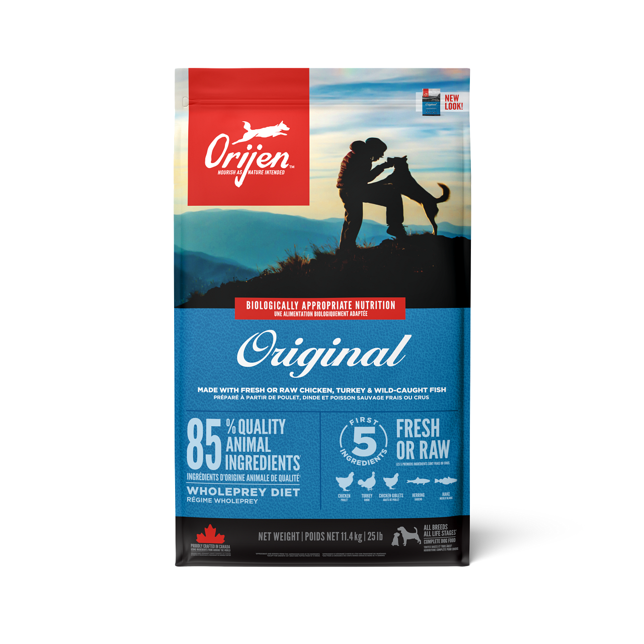 Orijen - Dog Original Grain Free - Dry Dog Food 11,4 kg - Hund - Hundmat & hundfoder - ZOO.se