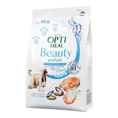 Preview of Optimeal Shiny Coat & Dental Care Adult Dogs Of All Breeds Marine Super Food 10 kg
