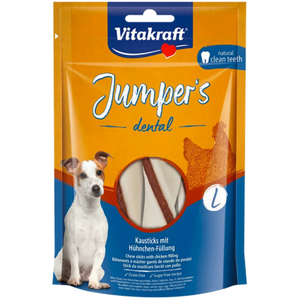Vitakraft Dog Jumpers Dental Chicken Twisted