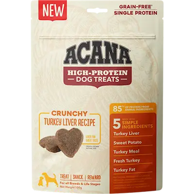 Dog Crunchy Treats Turkey Liver - Grain-Free