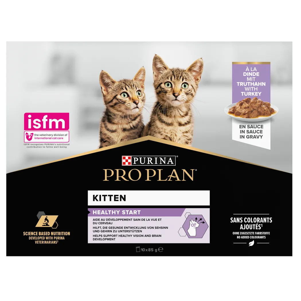 Purina Pro Plan Cat Wet Kitten Healthy Start with Turkey in Gravy