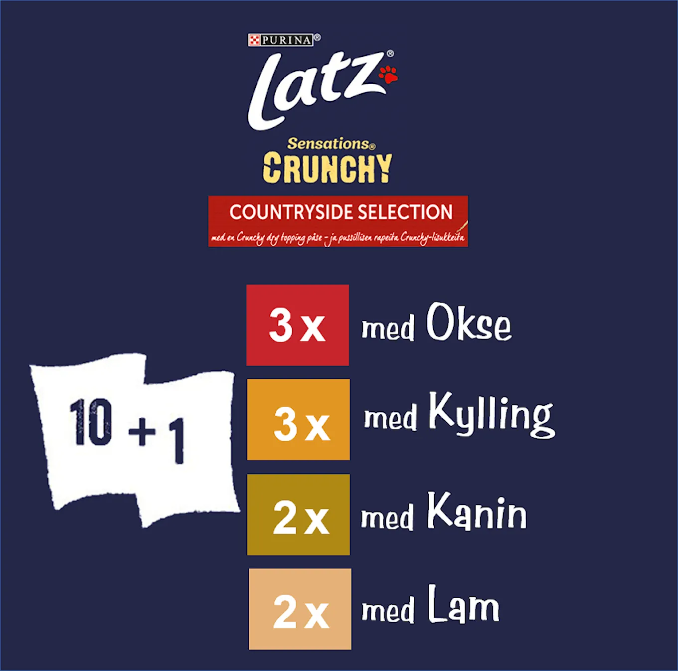 3 NO Latz Sensations Crunchy Countryside Selection