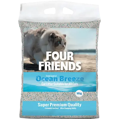 Cat Litter OceanBreeze Blue 14 kg