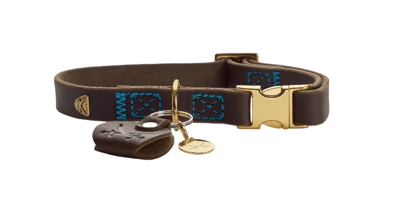 Hunter - Hundhalsband Sansibar Cow Leather Mörkbrun M - Hund - Hund - ZOO.se