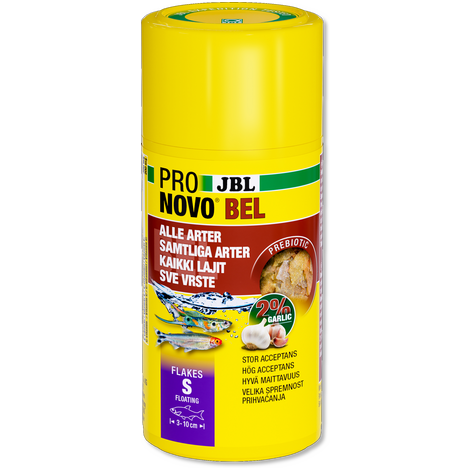 JBL - Pronovo Bel Flakes S 100ml - Akvaristik - Fiskfoder & Fiskmat - Flingfoder för fisk - ZOO.se