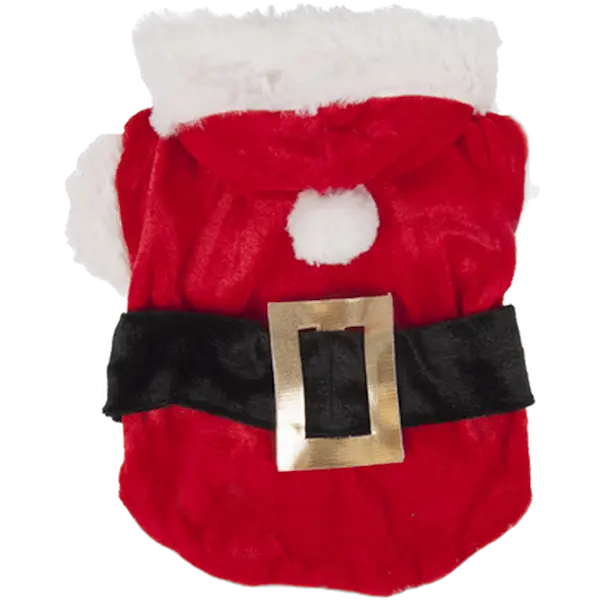 Dog Coat Santa Costume Red 35 cm