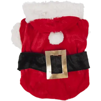 Dog Coat Santa Costume Red 15 cm