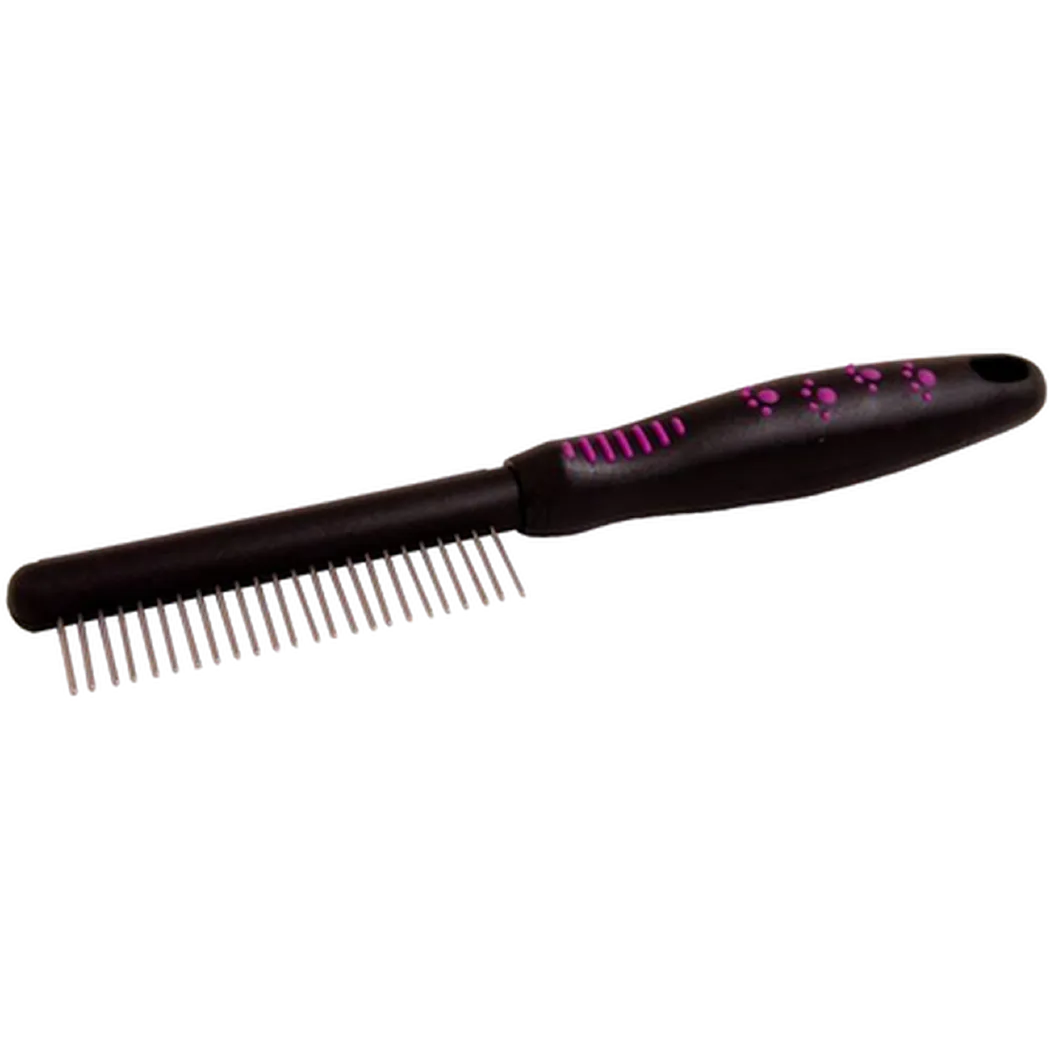 KW Smart Comb w. Roller Teeth Black 21 cm