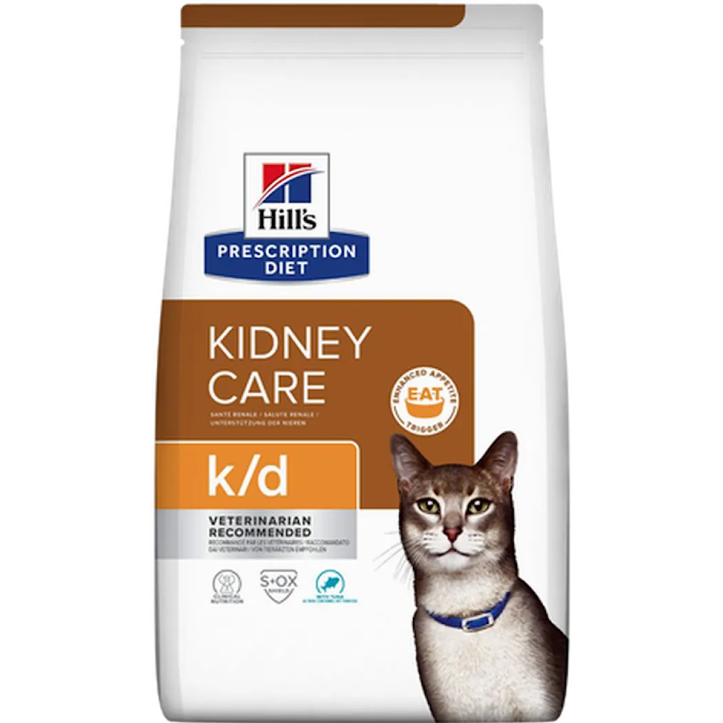 Hill's Prescription Diet Feline k/d Kidney Care Tuna - Dry Cat Food